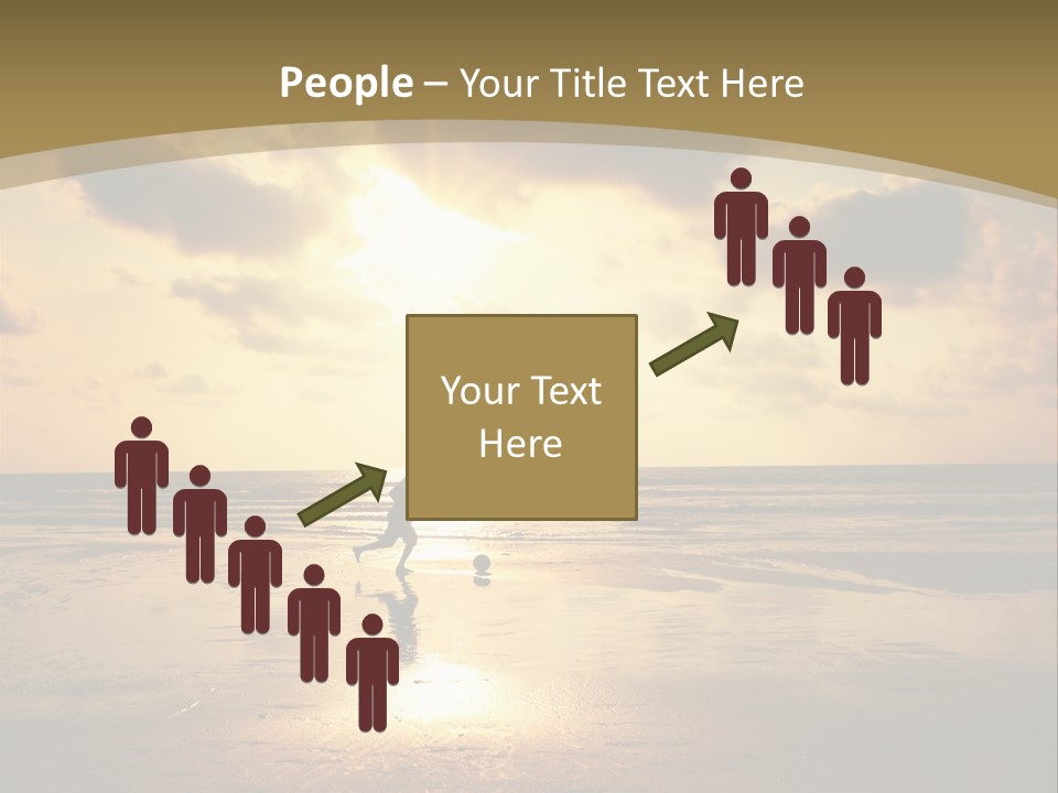 Lifestyle Shore Run PowerPoint Template