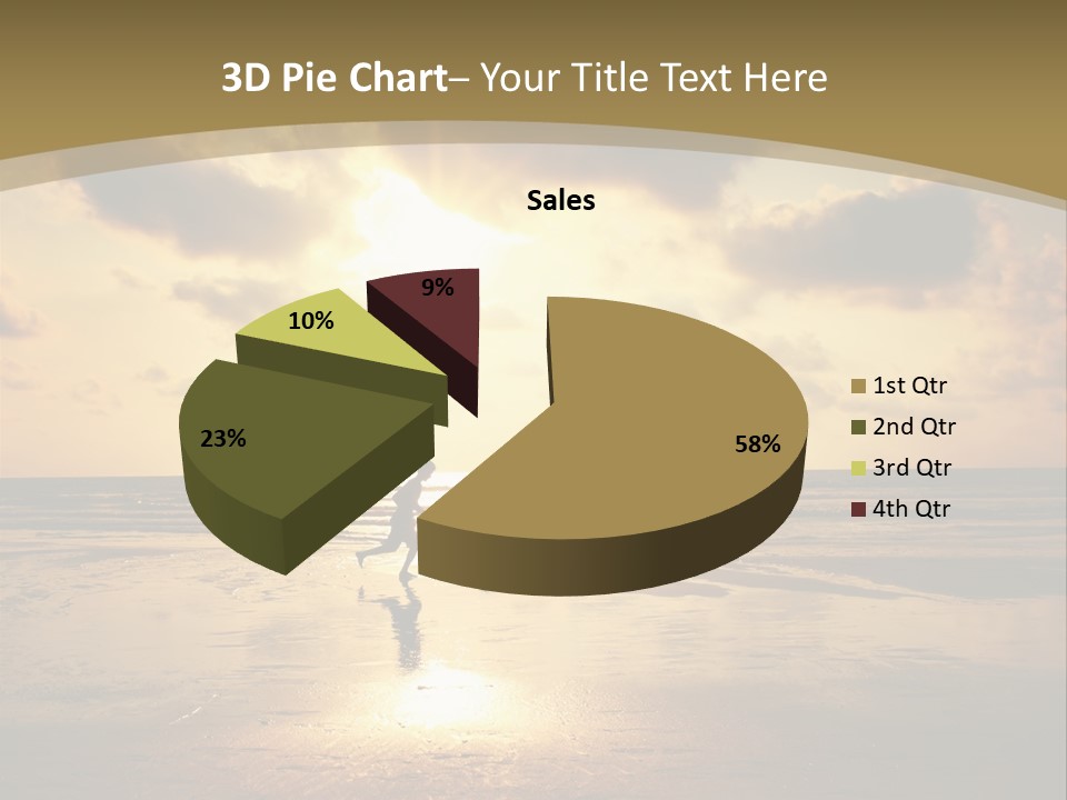 Lifestyle Shore Run PowerPoint Template