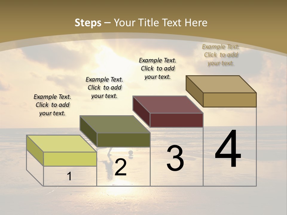 Lifestyle Shore Run PowerPoint Template