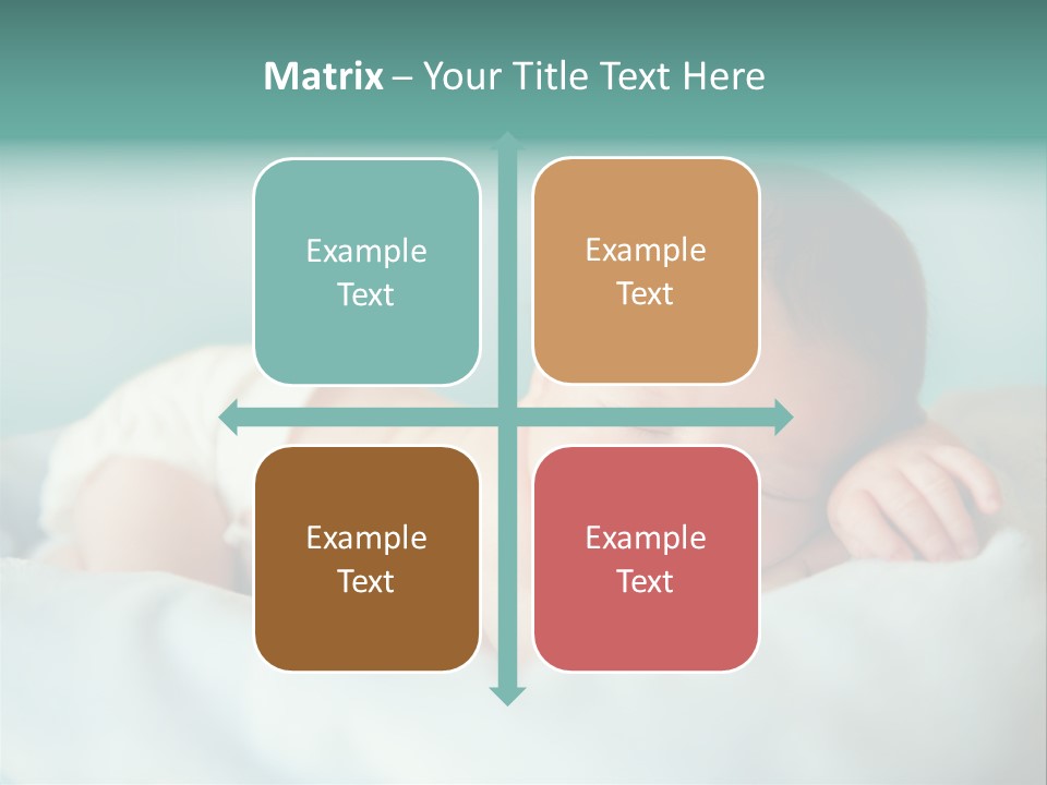 Cute Diaper Newborn PowerPoint Template