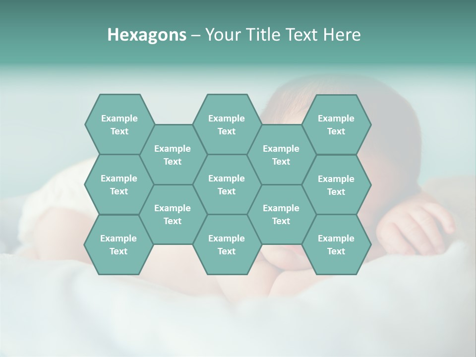 Cute Diaper Newborn PowerPoint Template