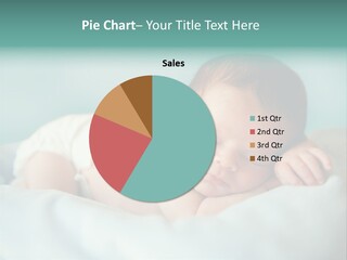 Cute Diaper Newborn PowerPoint Template