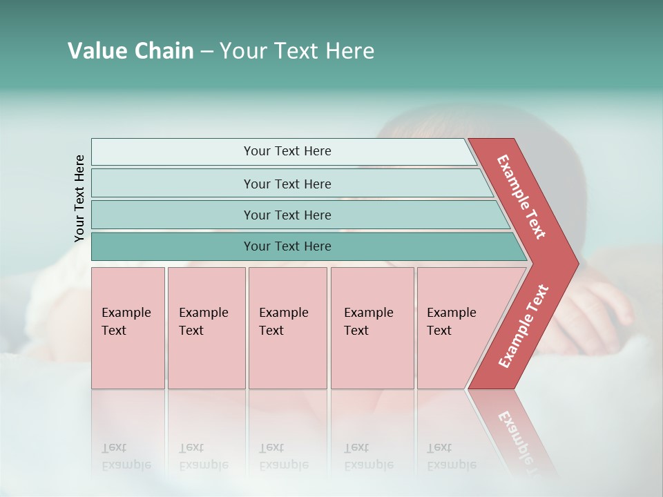 Cute Diaper Newborn PowerPoint Template