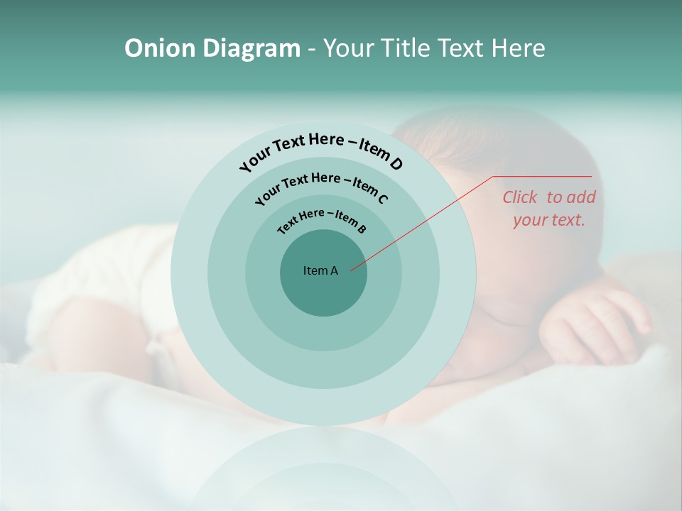 Cute Diaper Newborn PowerPoint Template