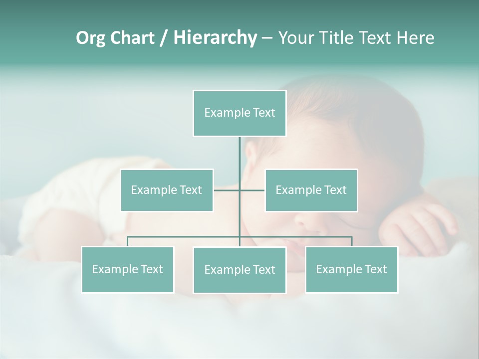 Cute Diaper Newborn PowerPoint Template