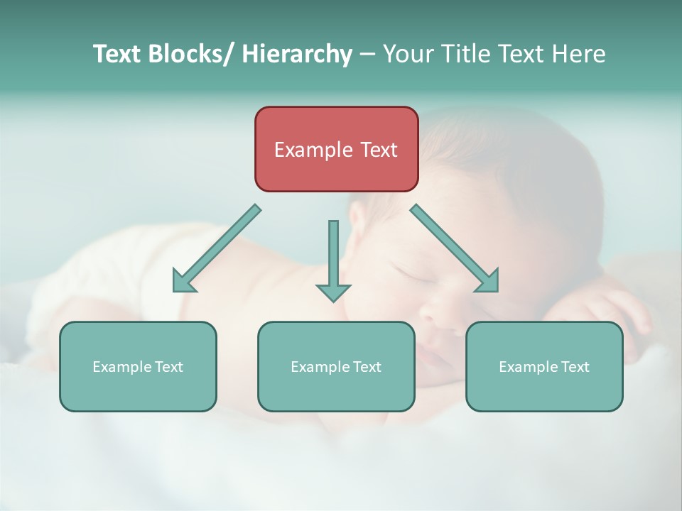 Cute Diaper Newborn PowerPoint Template