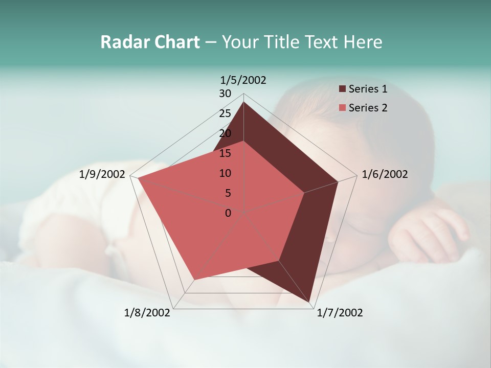 Cute Diaper Newborn PowerPoint Template