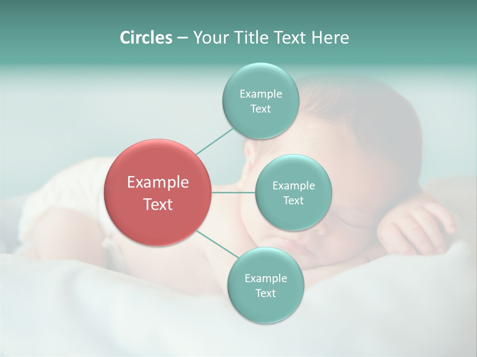 Cute Diaper Newborn PowerPoint Template