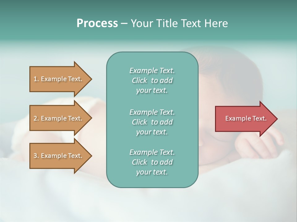 Cute Diaper Newborn PowerPoint Template