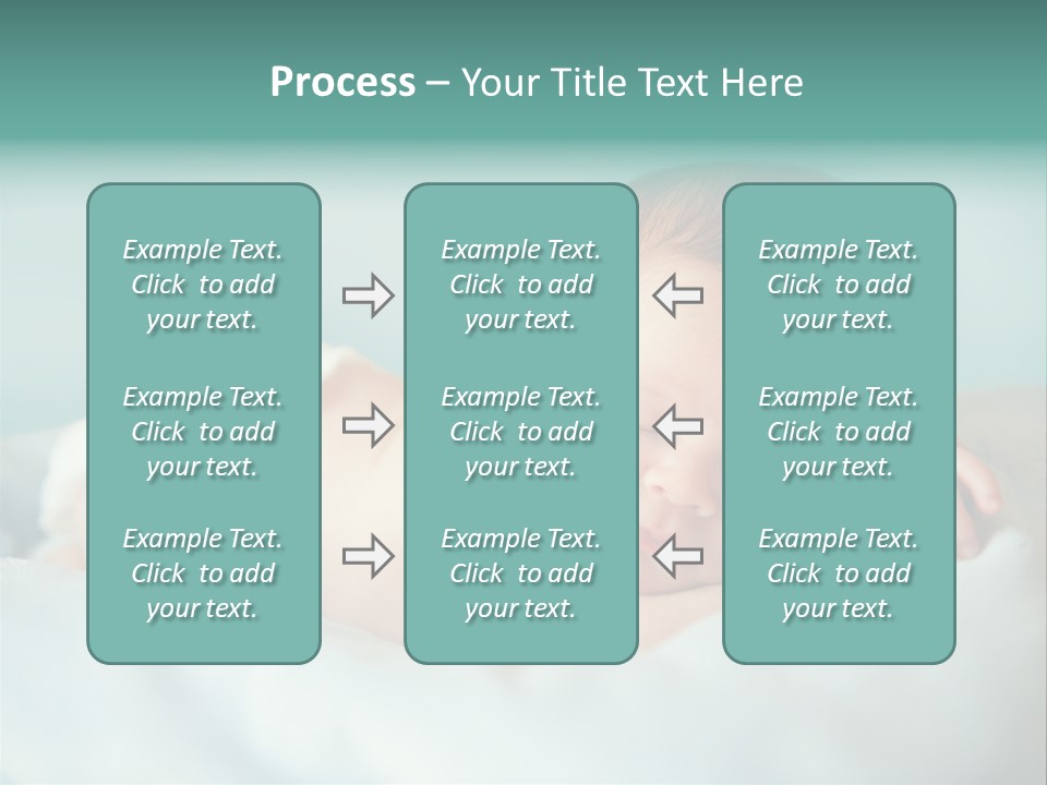 Cute Diaper Newborn PowerPoint Template