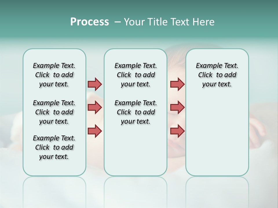 Cute Diaper Newborn PowerPoint Template