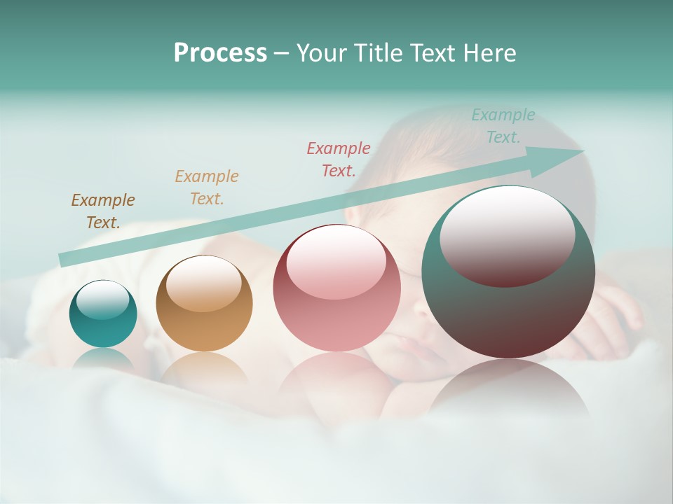 Cute Diaper Newborn PowerPoint Template