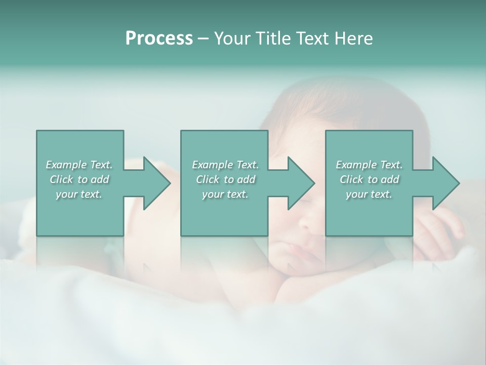 Cute Diaper Newborn PowerPoint Template