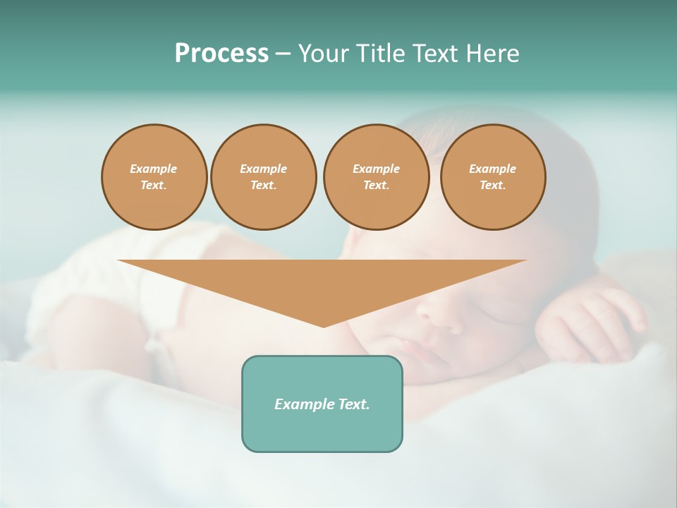Cute Diaper Newborn PowerPoint Template