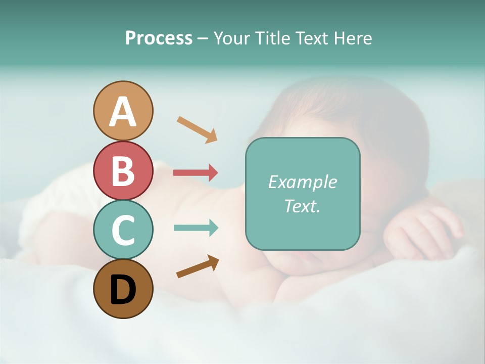 Cute Diaper Newborn PowerPoint Template