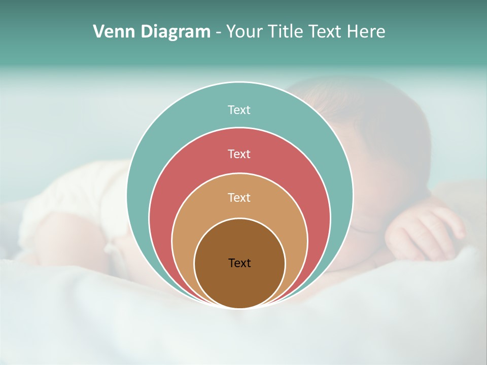 Cute Diaper Newborn PowerPoint Template