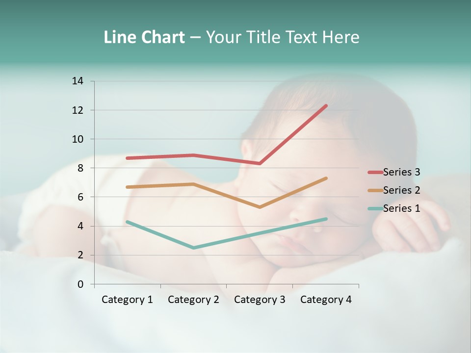 Cute Diaper Newborn PowerPoint Template