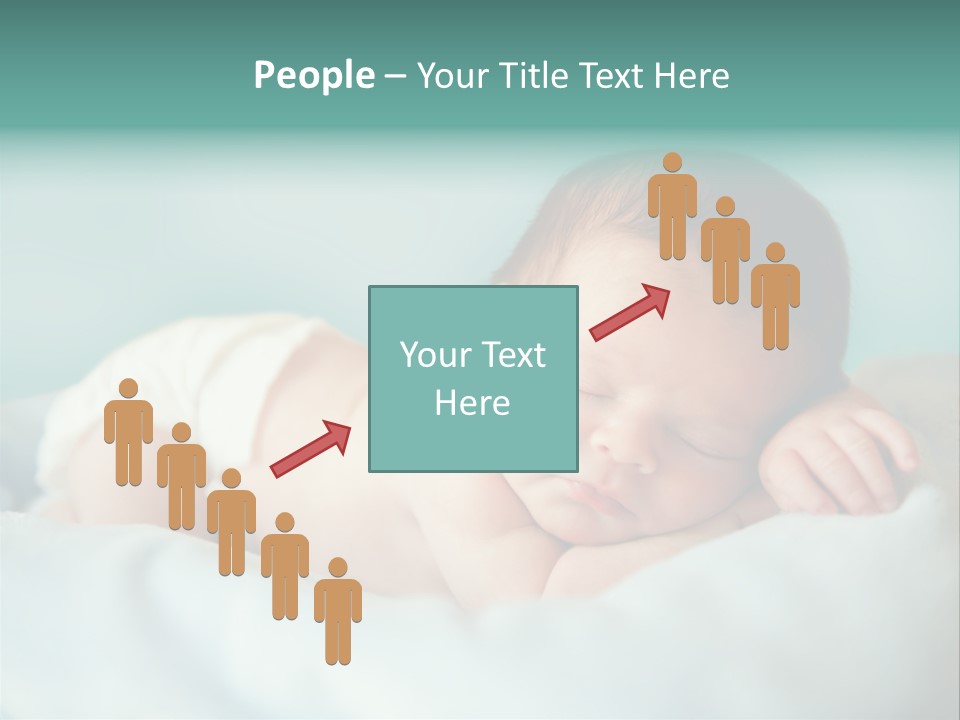 Cute Diaper Newborn PowerPoint Template