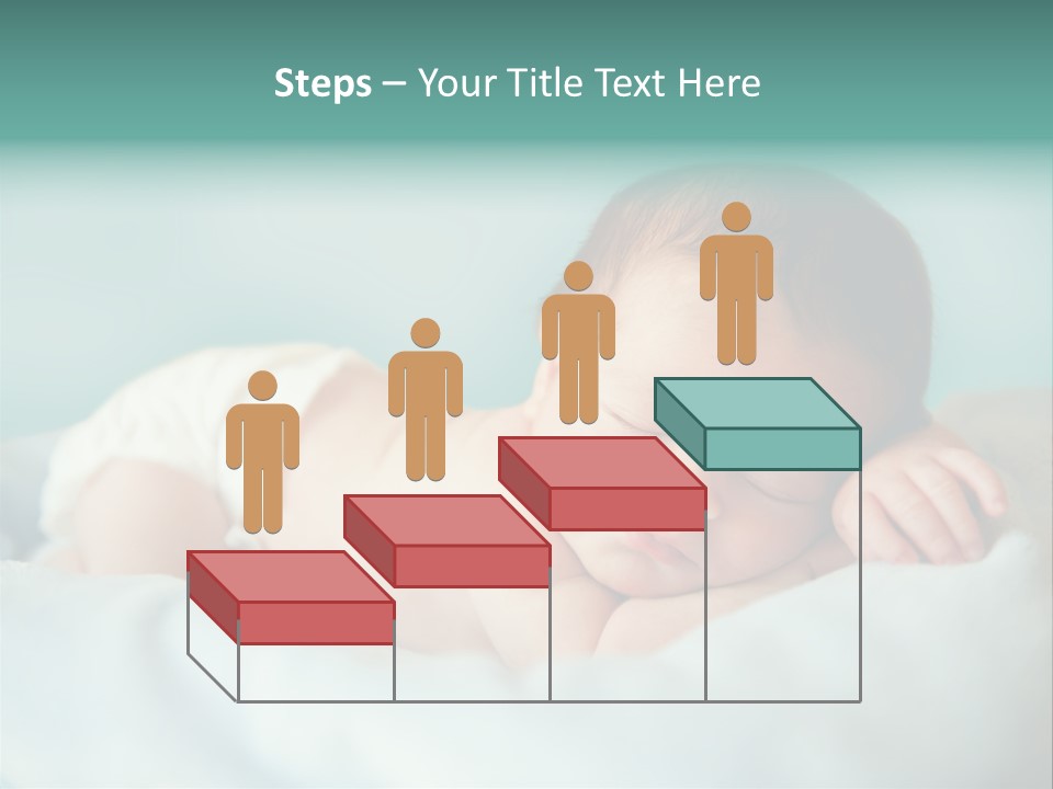 Cute Diaper Newborn PowerPoint Template