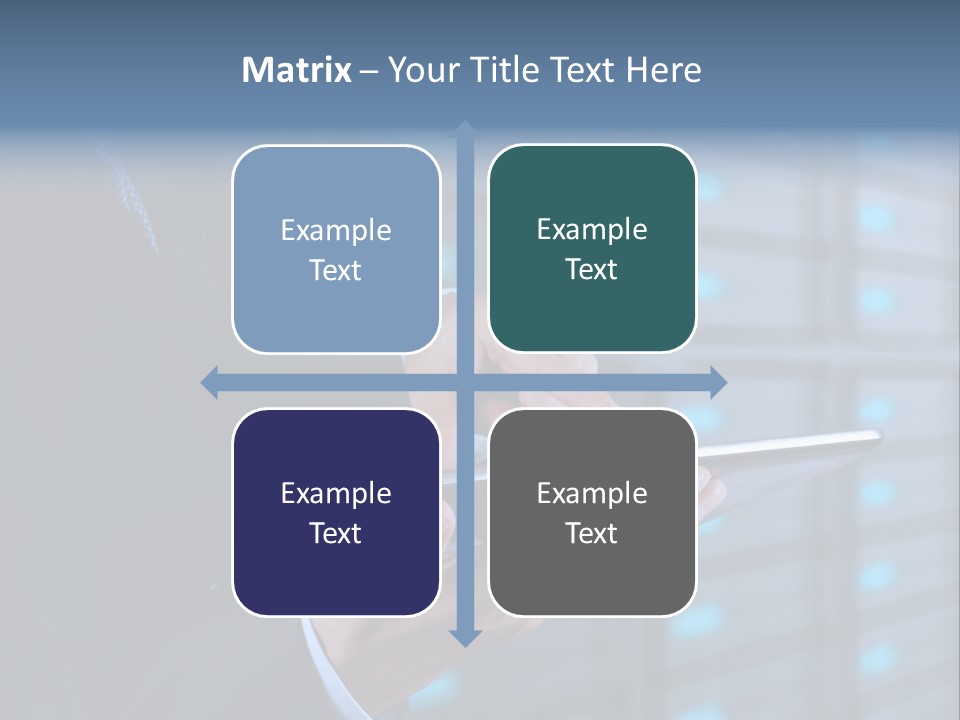 Industry Data Center High PowerPoint Template
