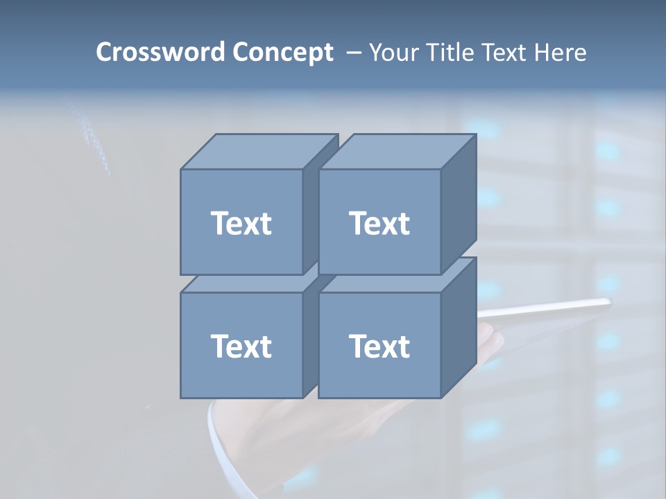 Industry Data Center High PowerPoint Template