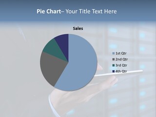 Industry Data Center High PowerPoint Template