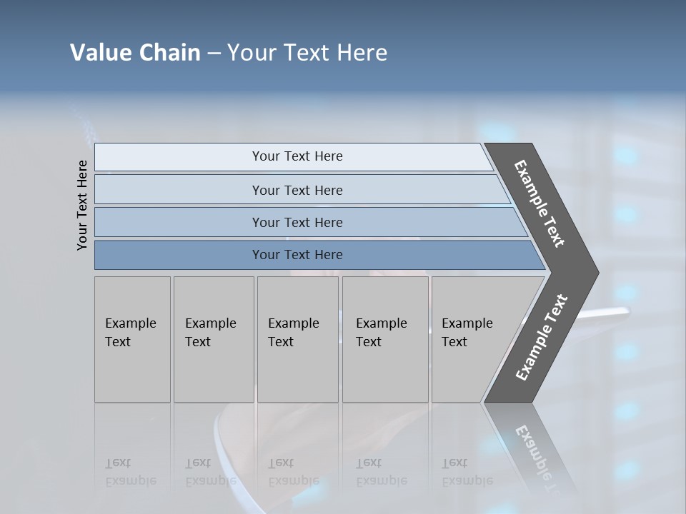 Industry Data Center High PowerPoint Template
