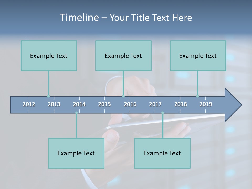 Industry Data Center High PowerPoint Template