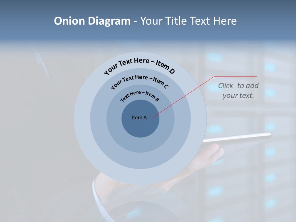 Industry Data Center High PowerPoint Template