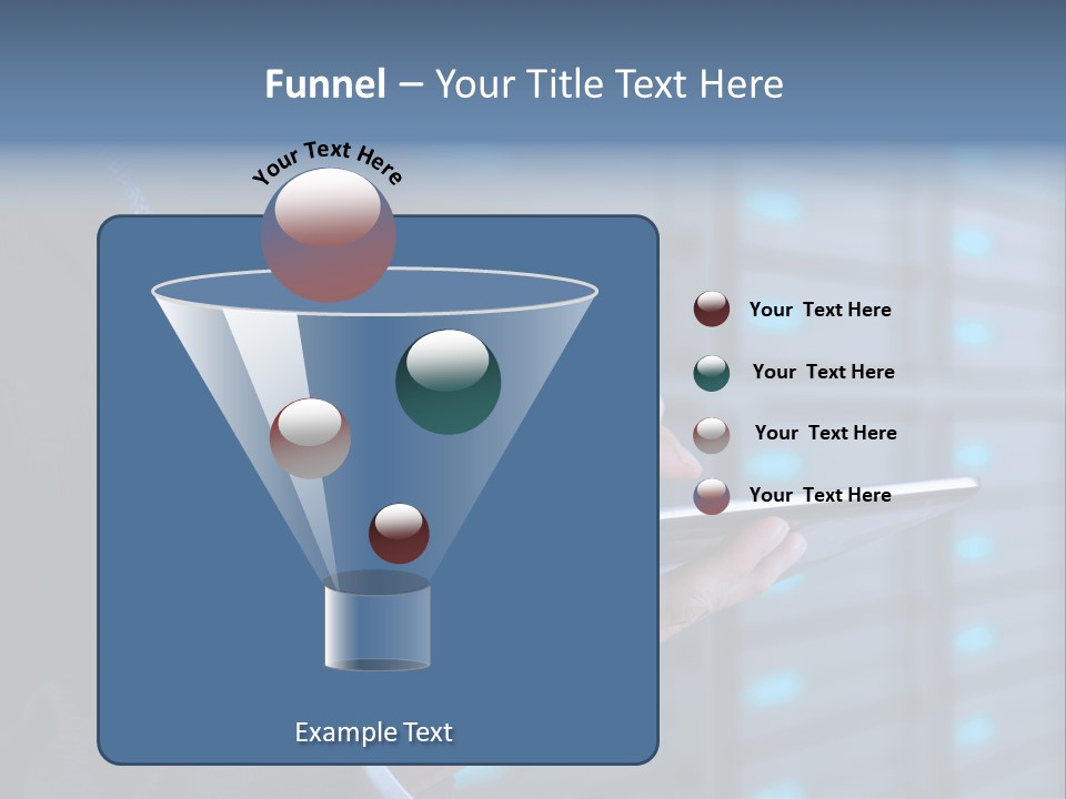 Industry Data Center High PowerPoint Template
