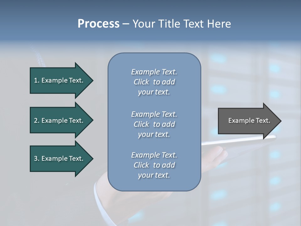 Industry Data Center High PowerPoint Template