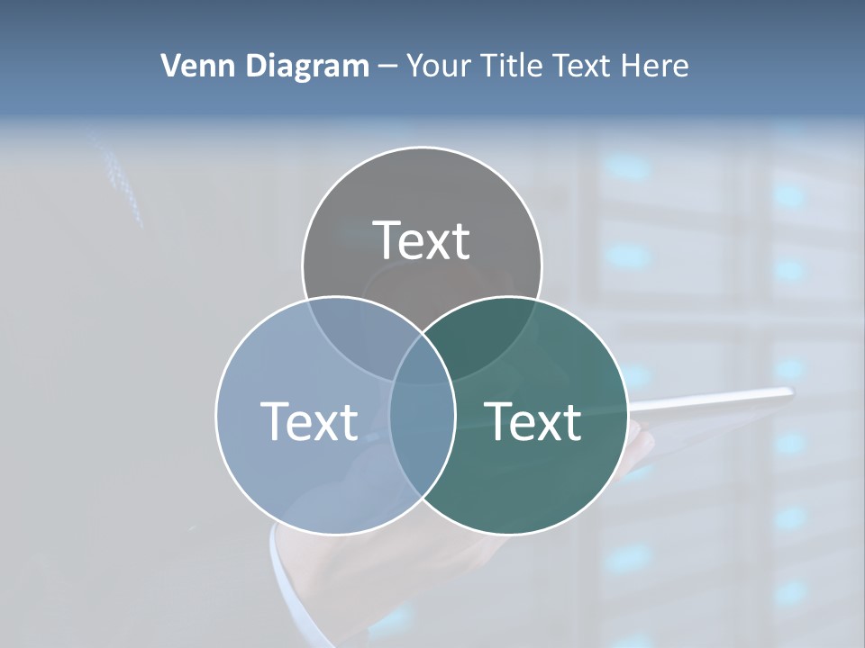 Industry Data Center High PowerPoint Template