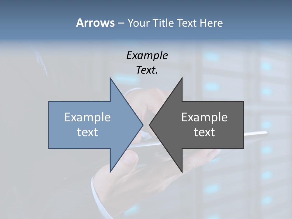 Industry Data Center High PowerPoint Template