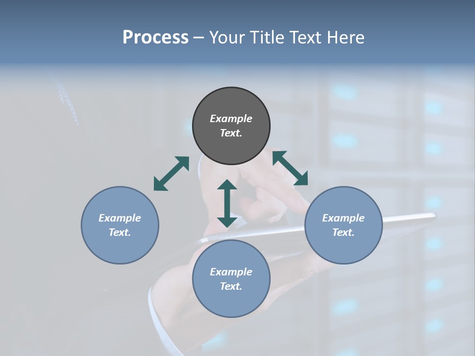 Industry Data Center High PowerPoint Template