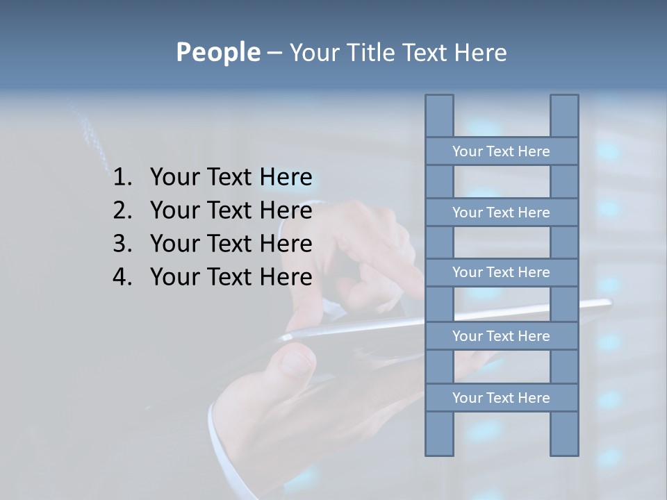 Industry Data Center High PowerPoint Template