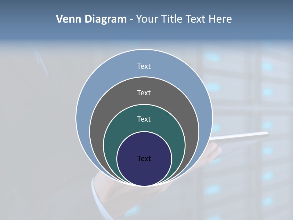 Industry Data Center High PowerPoint Template