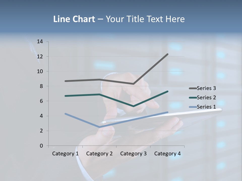 Industry Data Center High PowerPoint Template