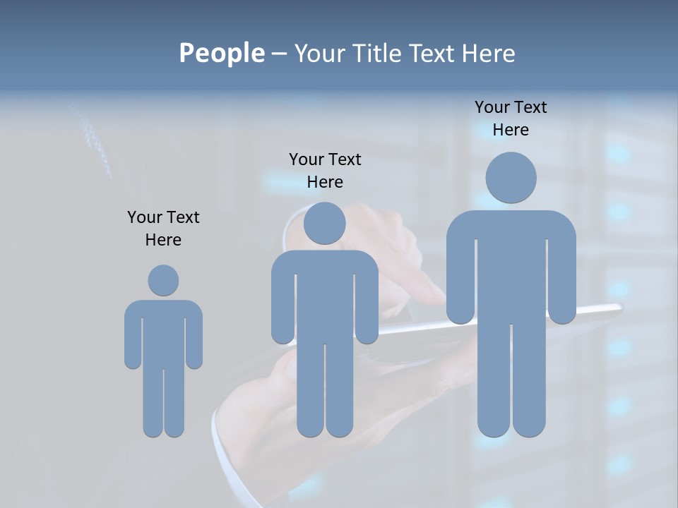 Industry Data Center High PowerPoint Template