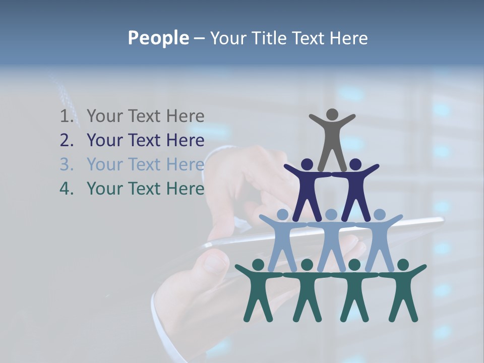 Industry Data Center High PowerPoint Template