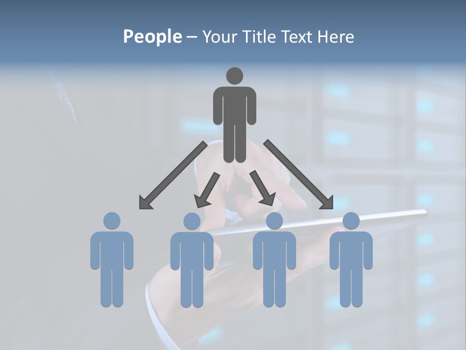 Industry Data Center High PowerPoint Template