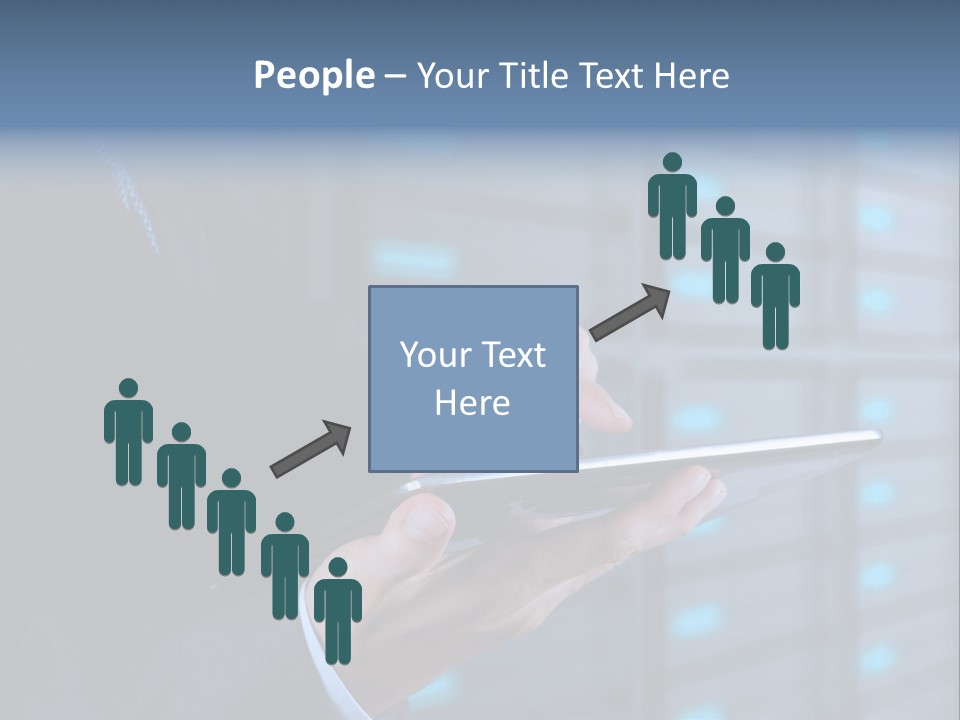 Industry Data Center High PowerPoint Template