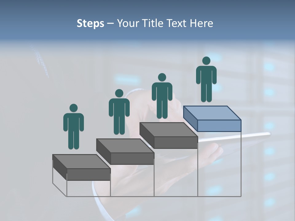 Industry Data Center High PowerPoint Template