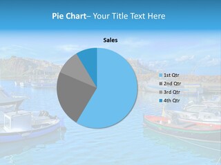 Craft Boat Harbor PowerPoint Template