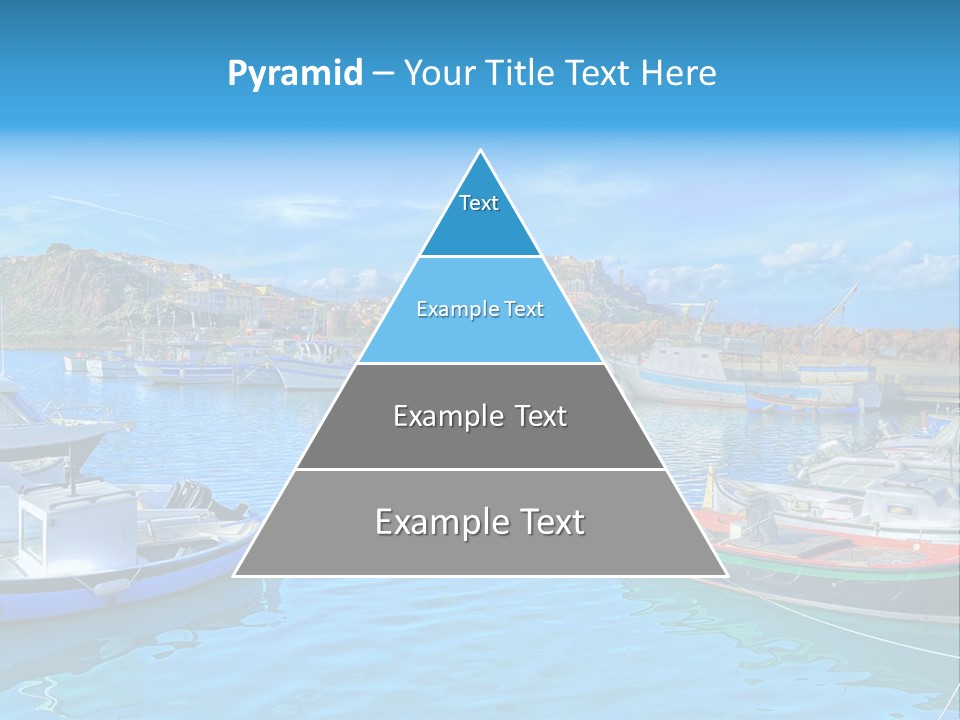 Craft Boat Harbor PowerPoint Template