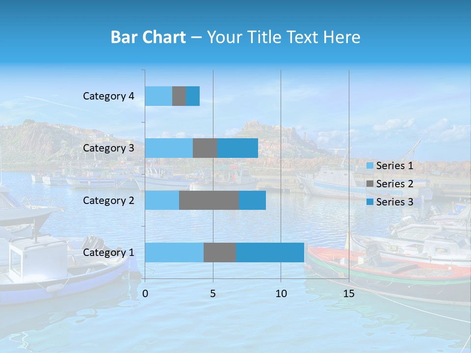 Craft Boat Harbor PowerPoint Template