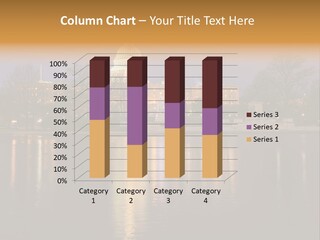 Capitol Symbol Tree PowerPoint Template