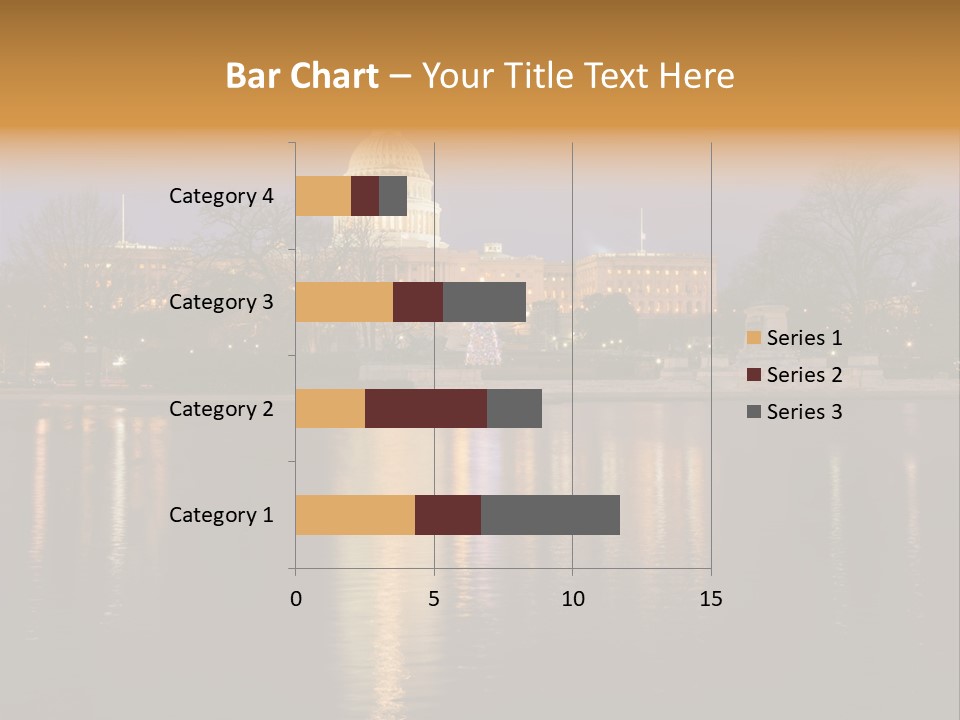 Capitol Symbol Tree PowerPoint Template