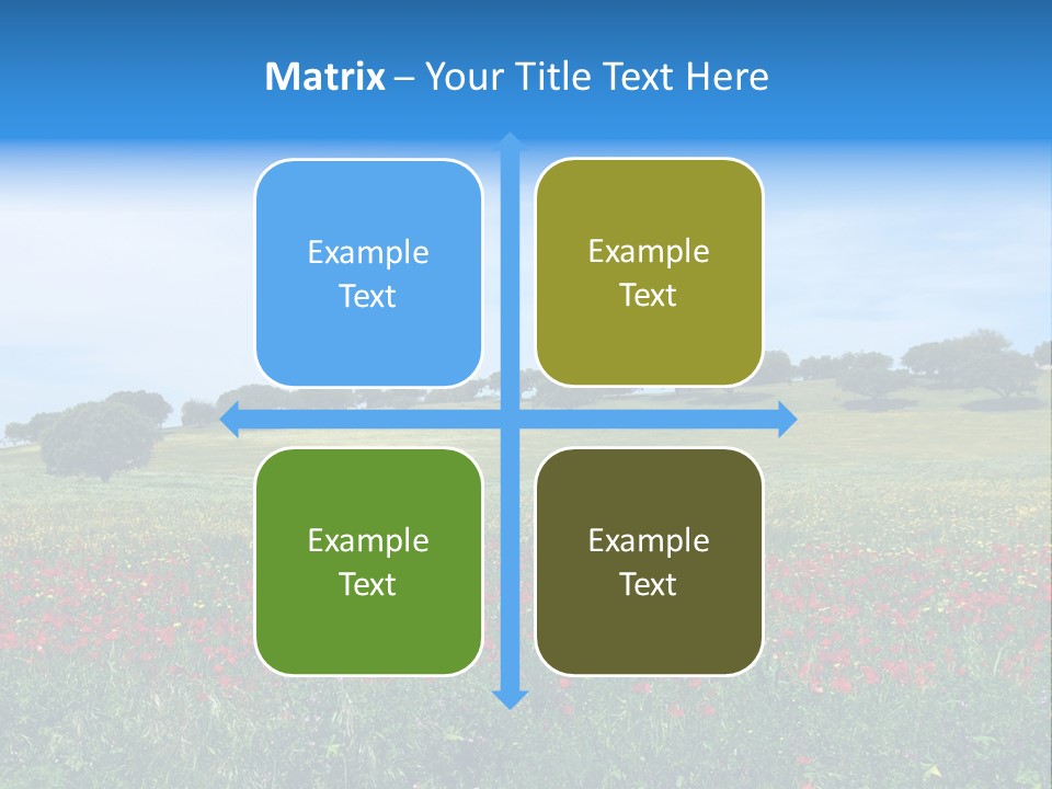 Wallpaper Decorative Bud PowerPoint Template