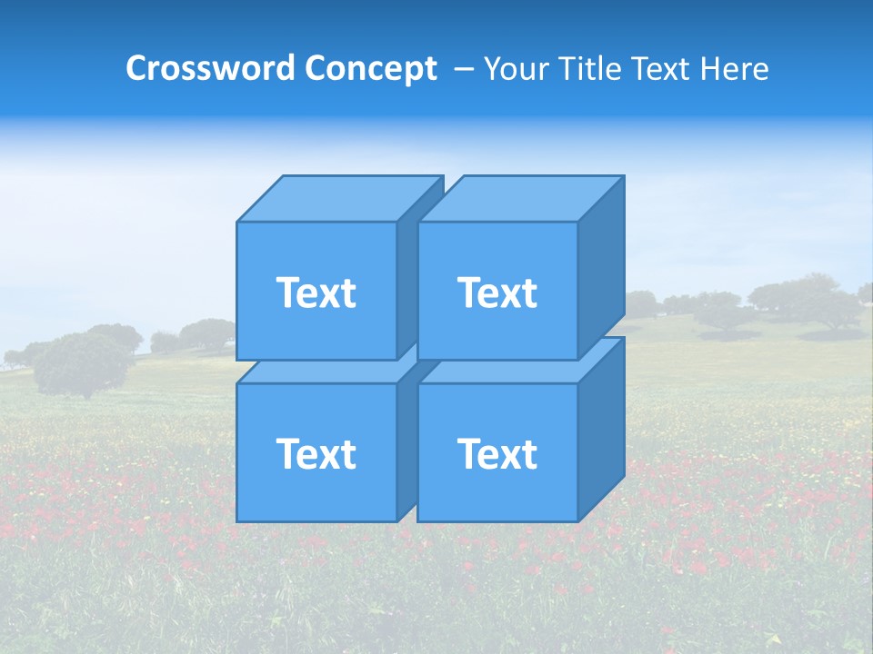 Wallpaper Decorative Bud PowerPoint Template
