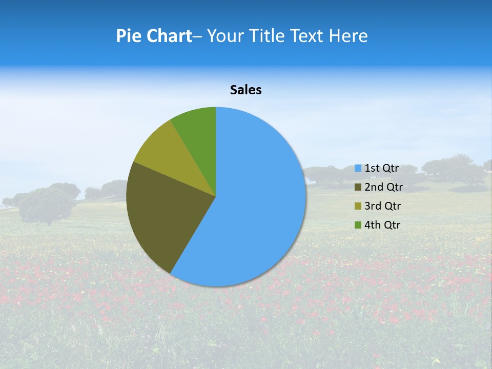 Wallpaper Decorative Bud PowerPoint Template